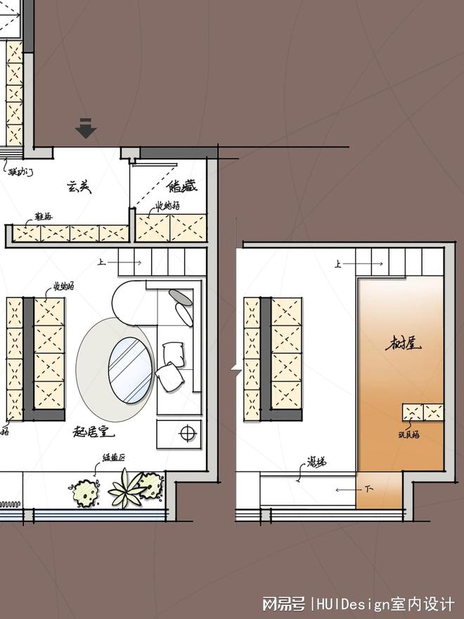 80㎡大平层主打舒适起居空间凯发k8国际140㎡秒变1