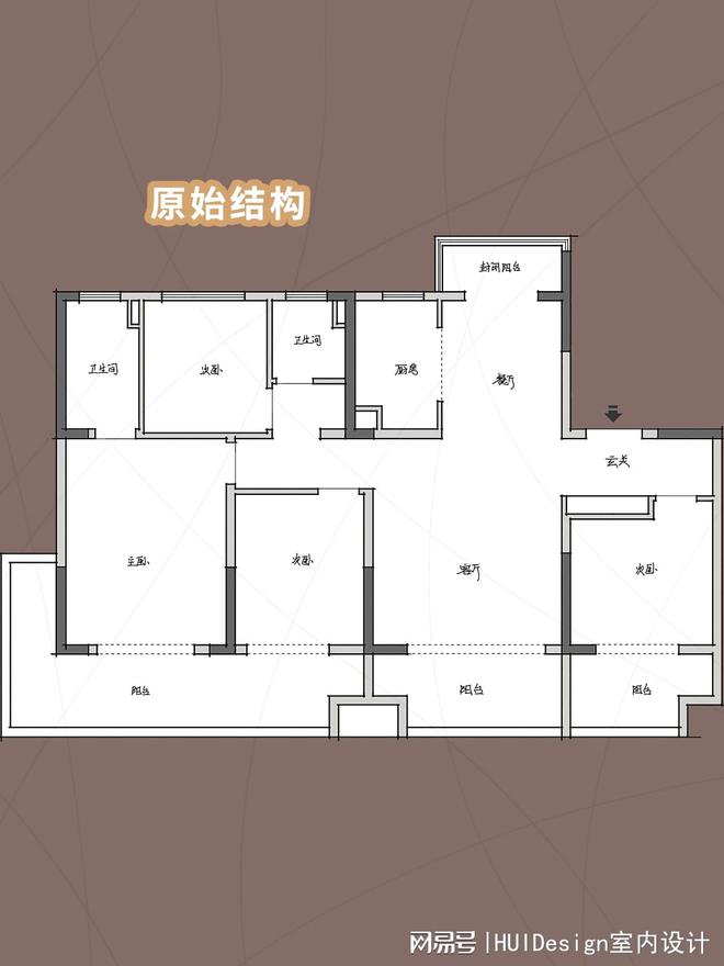 80㎡大平层主打舒适起居空间凯发k8国际140㎡秒变1(图2)